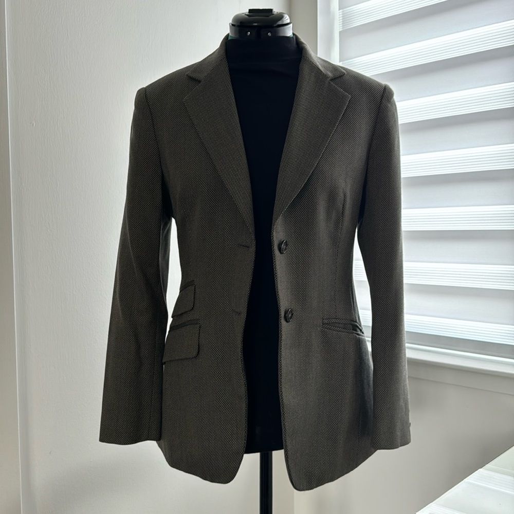 Untied colors of Benetton wool blazer. Made in Italy. Size 40 XS